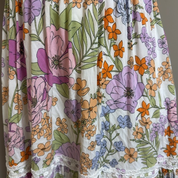 Baevely by Wellmade‎ Field Of Wildflowers Maxi Dress Sz M - Picture 8 of 16